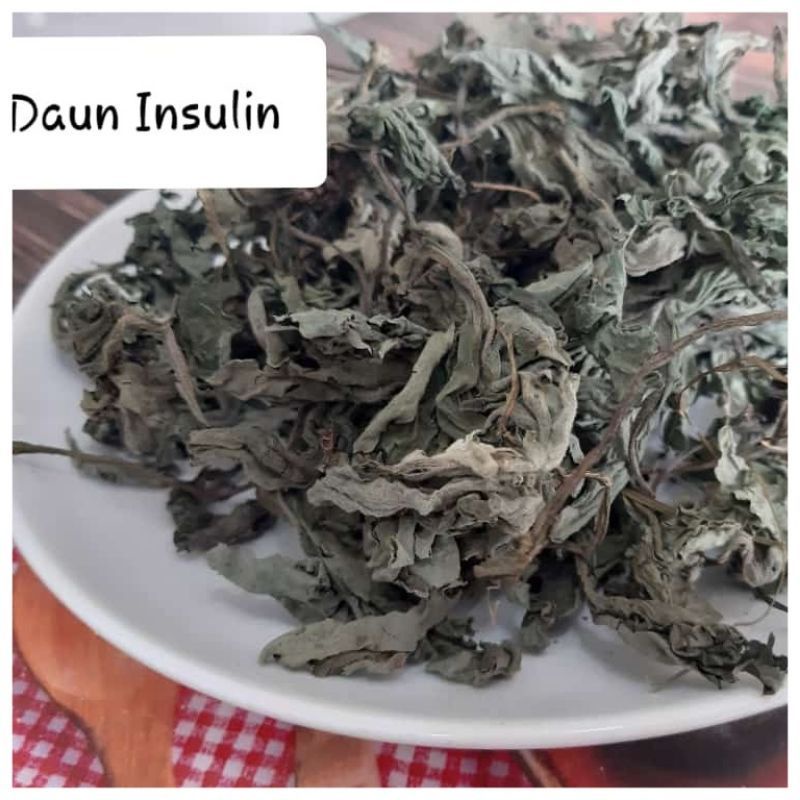 Jual Teh Daun Insulin Daun Insulin Obat Herbal Diabetes Shopee Indonesia