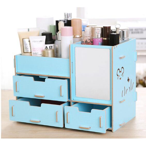 Kabinet Kosmetik Cermin Ukuran KECIL Rak Kosmetik Kayu Kabinet Kosmetik Cermin Ukuran KECIL Rak Kosmetik Kayu