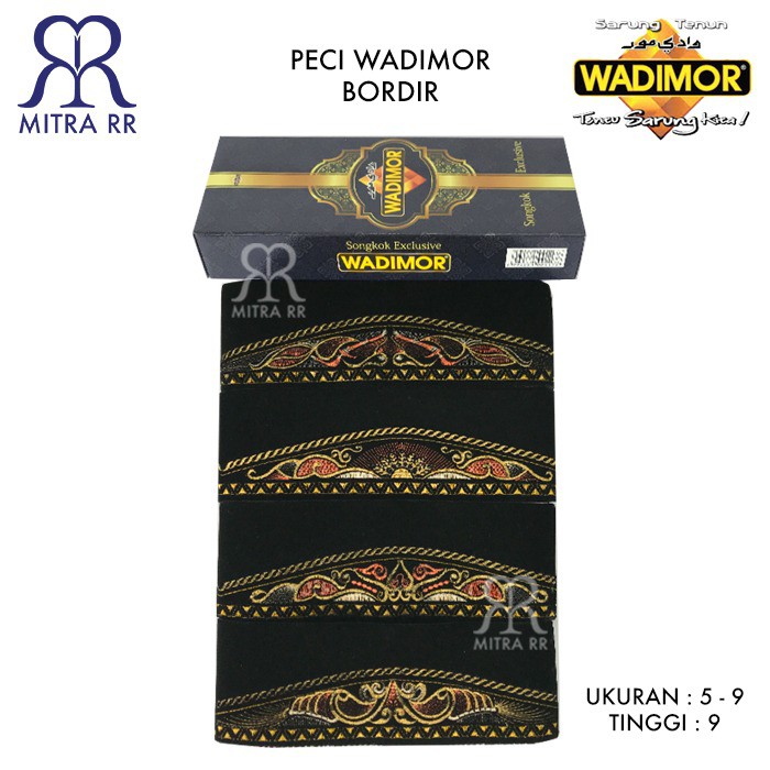 PECI WADIMOR BORDIR  4-9 READY STOCK