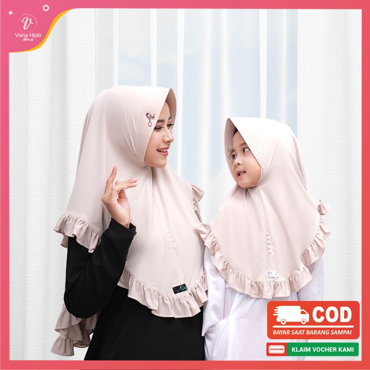 Jilbab Instan Jersey Dewasa Bergo Mutia Couple By Azamka Hijab Daily Original