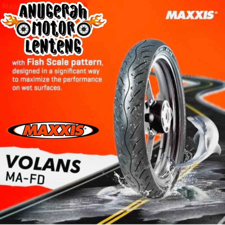 Ban Tubeless Supra, Revo, Jupiter, Vega, MX Maxxis Volans 70/90-17