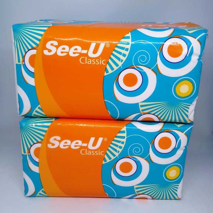 SEE-U Tisu Wajah Classic Facial Tissue Tissu [250 Sheets/ 2 Ply] kenzie77shop-3