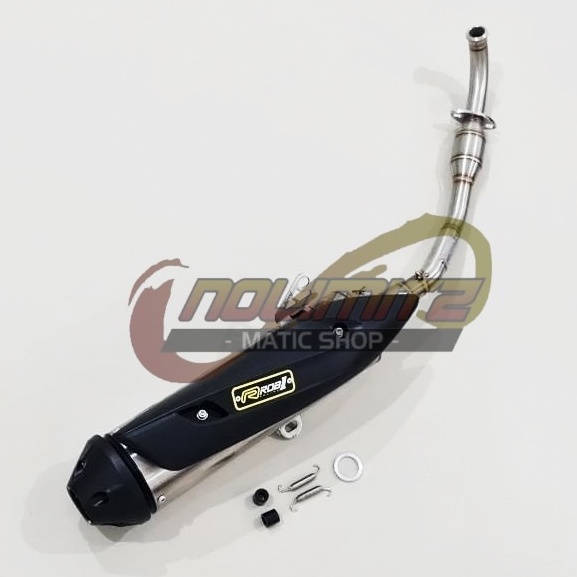 Knalpot Standar Racing Power Boom ROB1 End Cup X New Yamaha NMAX 2020 Aerox 155 Connected