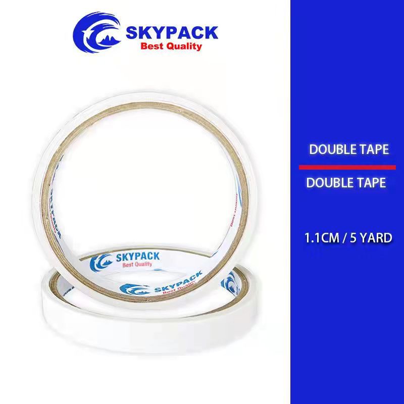 

[SKYPACK 1.1] Double Tape 1.1cm x 5Meter/Solasi bolak balik 11mmx5M