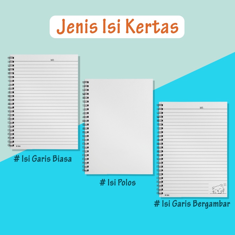 Ruled Notebook Diary Agenda Buku Catatan Bergaris A5 Kpop BTS 50 Lembar B07-3