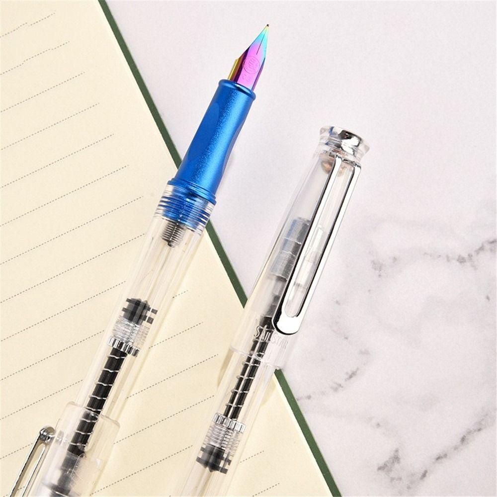 PINEAPPLE Pineapple 0.38mm Fountain Pen Gift Ink Sac Tahan Lama Latihan Kaligrafi Replaceable Ink Sac