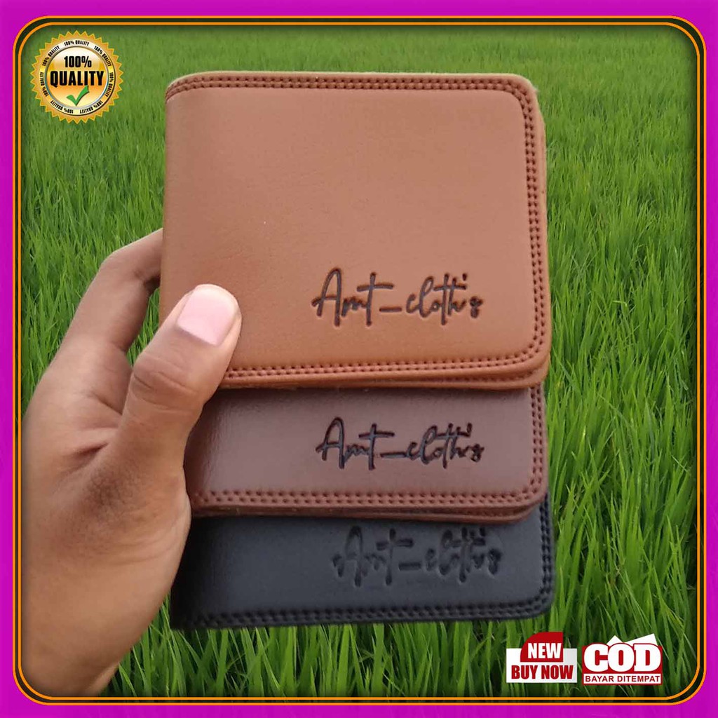 PROMO Dompet Pria  Kulit PVC premium bayar di tempat