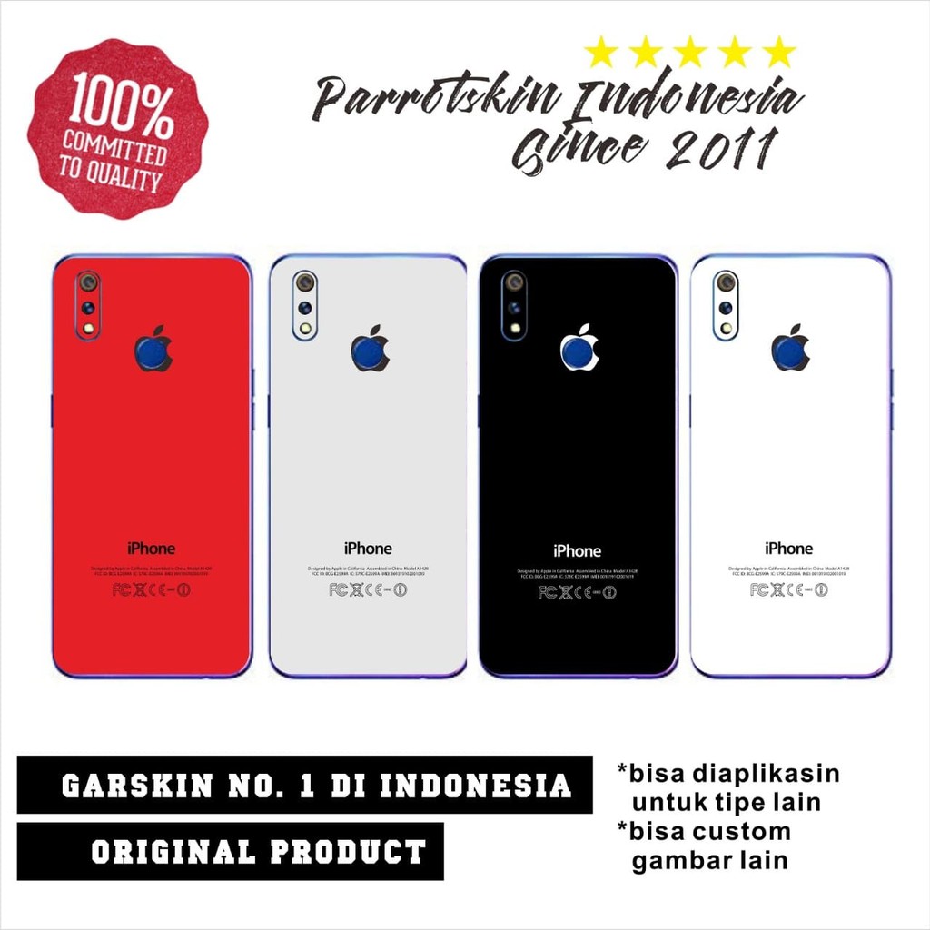 Garskin skin zenfone 4 5 6 7 max pro m1 m2 dll Iphone style back case