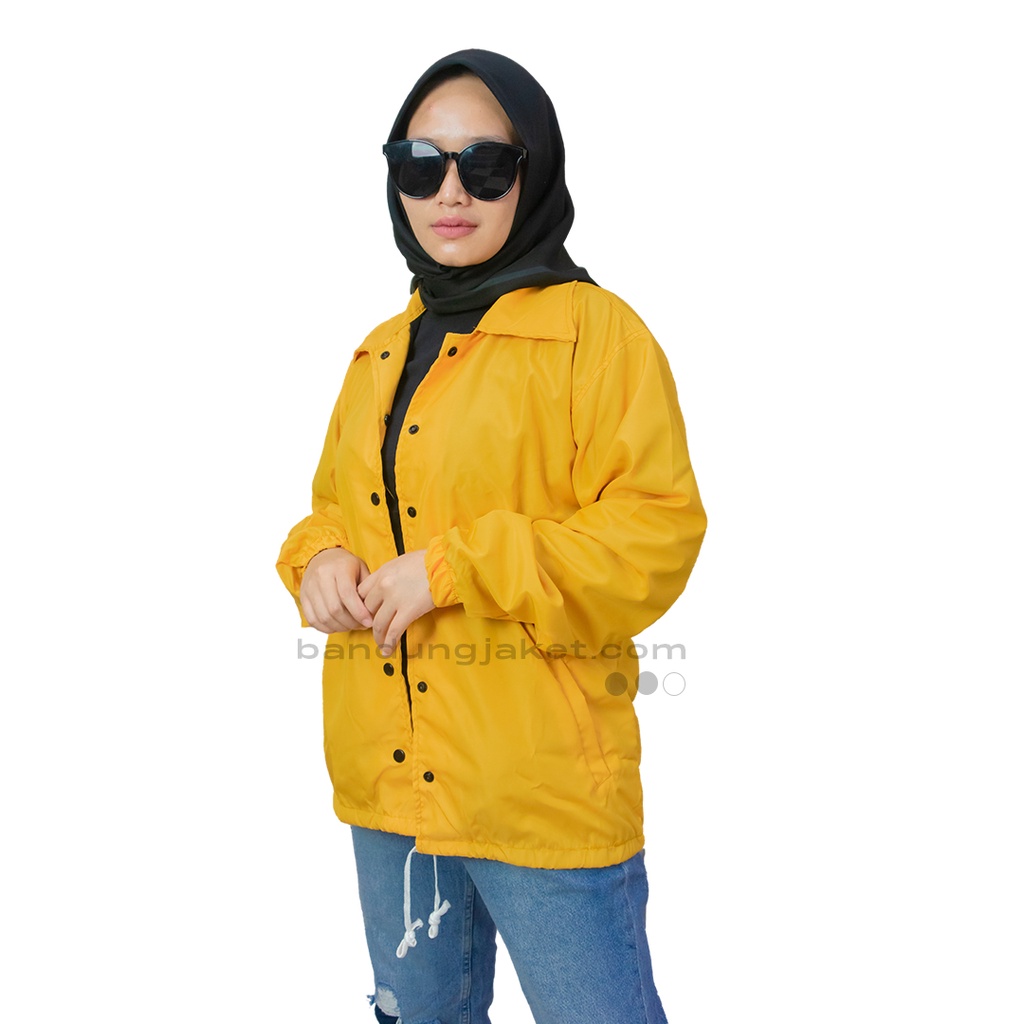 JACKET Coach BASIC MUSTARD II Jaket Coach Polos II jaket  Windbreakers model TRENDY