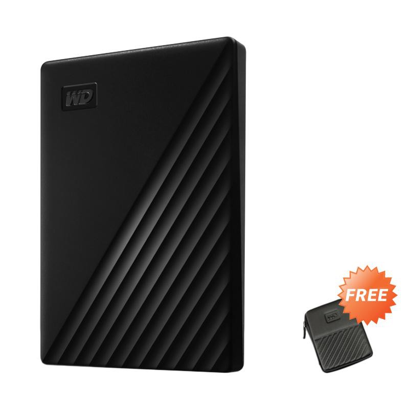 WD New My Passport 2TB Harddisk External 2.5&quot; USB 3.0 Resmi Free Soft Case