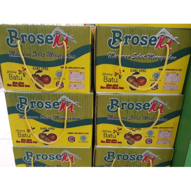 SARI APEL BROSEM 120 ML X 18 GELAS OLEH OLEH KHAS MALANG