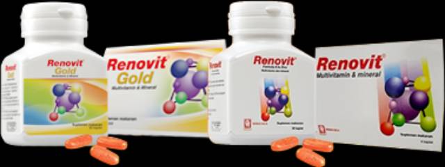 Renovit / Renovit Gold Botol isi 30 kaplet