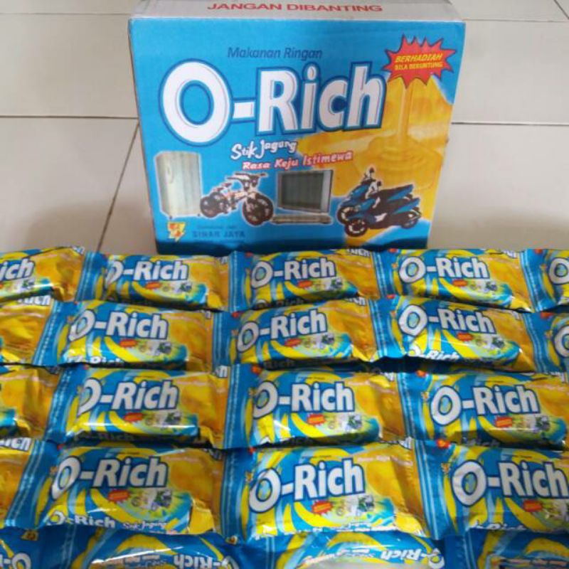 

[1 kardus] O-rich/O-lado stik jagung jajanan jadul