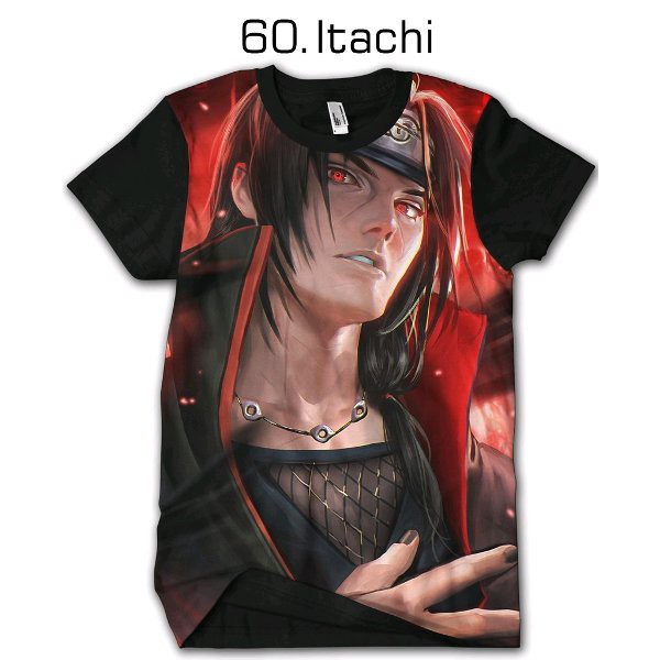 Kaos Itachi 60 Tshirt Dewasa Cowok Cewek Baju Anak kids Jaman Now Bukan Jaket Dilan
