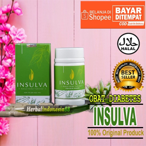 SELLER MARAPAT  INSULVA ORIGINAL - OBAT UNTUK DIABETES DAN KENCING MANIS - INSULVA HERBAL ORIGINAL