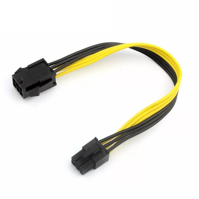 KABEL POWER PCIE 6 PIN MALE TO FEMALE