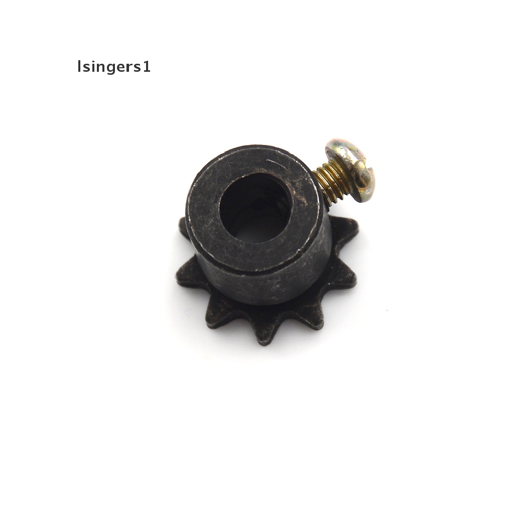 (lsingers1) Rantai Sprocket Motor Pilot 10 Gigi Bahan Metal Ukuran 8mm 10T