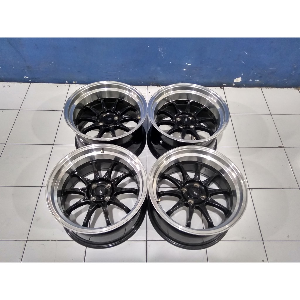 velg mobil  seken hirosima ring 17x9 10 pcd 4x100 seken berkualitas