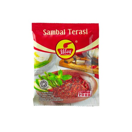 

Finna Sambal Uleg Terasi Sachet 10x20gr (Renceng)