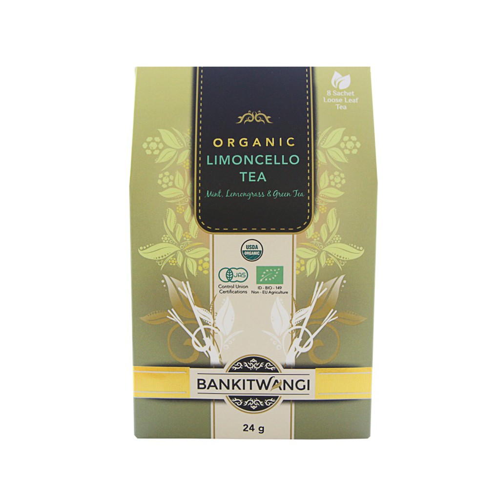 BankitWangi Organic Limoncello Tea 24 gram (8 sachet loose leaf tea)