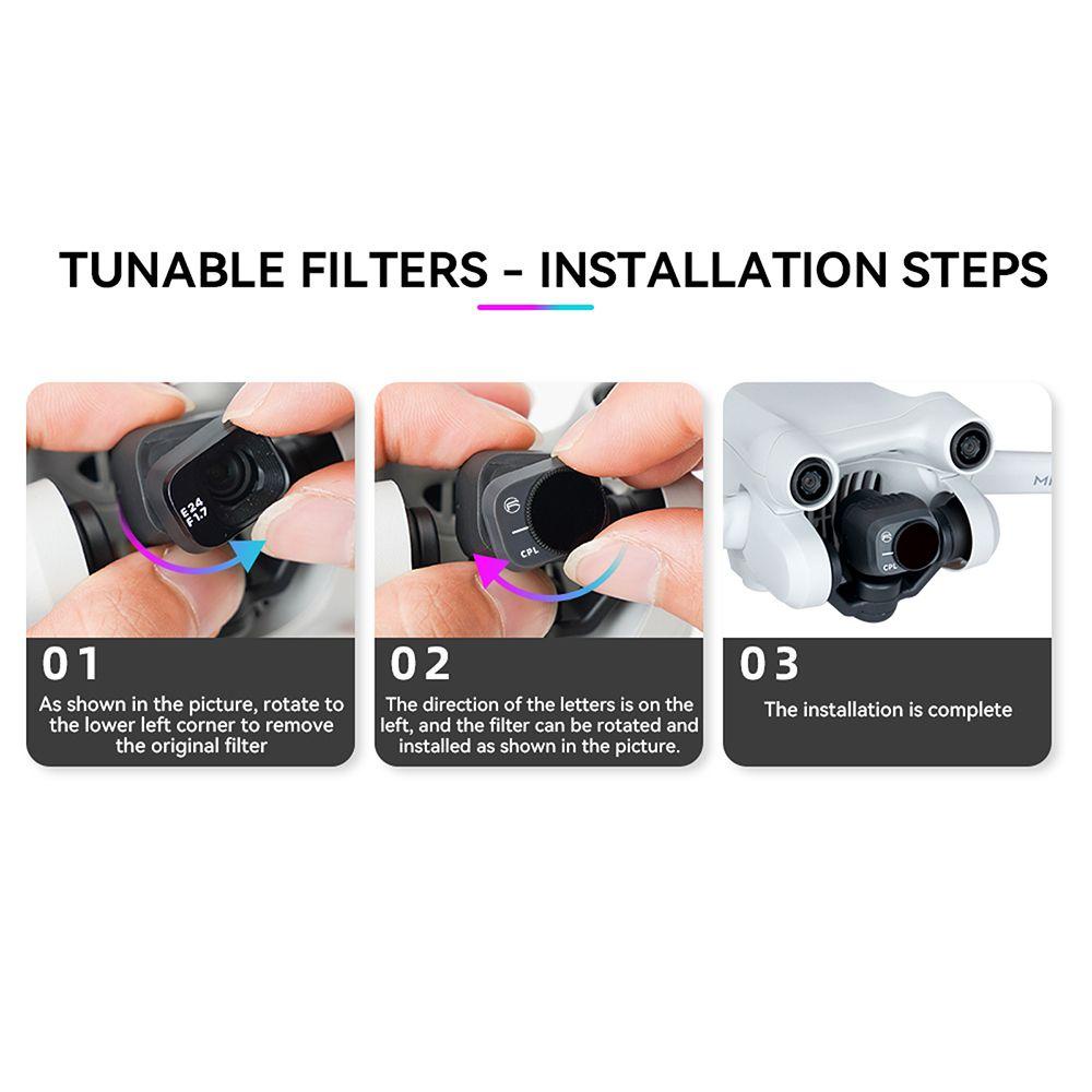 Nanas Untuk DJI Mini 3pro New Lensa Film Pelindung Kamera Filter Kaca