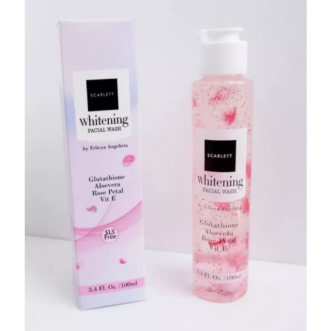 SCARLET FACIAL WASH WHITENING GLOW ORIGINAL BPOM