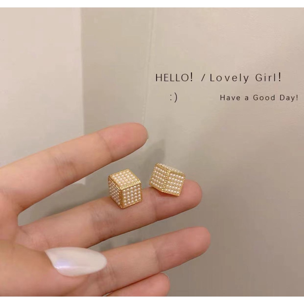 Anting fashion korea premium quality model dadu A004