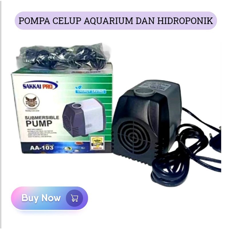 Pompa celup aquarium sakkai pro AA-103