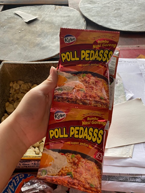 ECER KOBE NASI GORENG POLL PEDASS