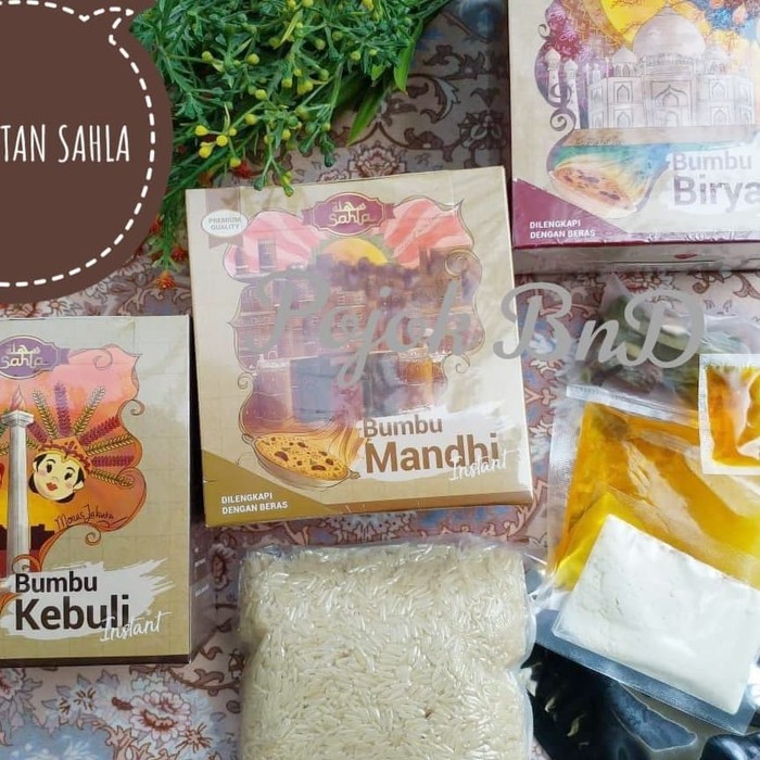 

Spesial Promo - Nasi Instan Sahla (Mandhi,Biryani,Kebuli) - Mandhi