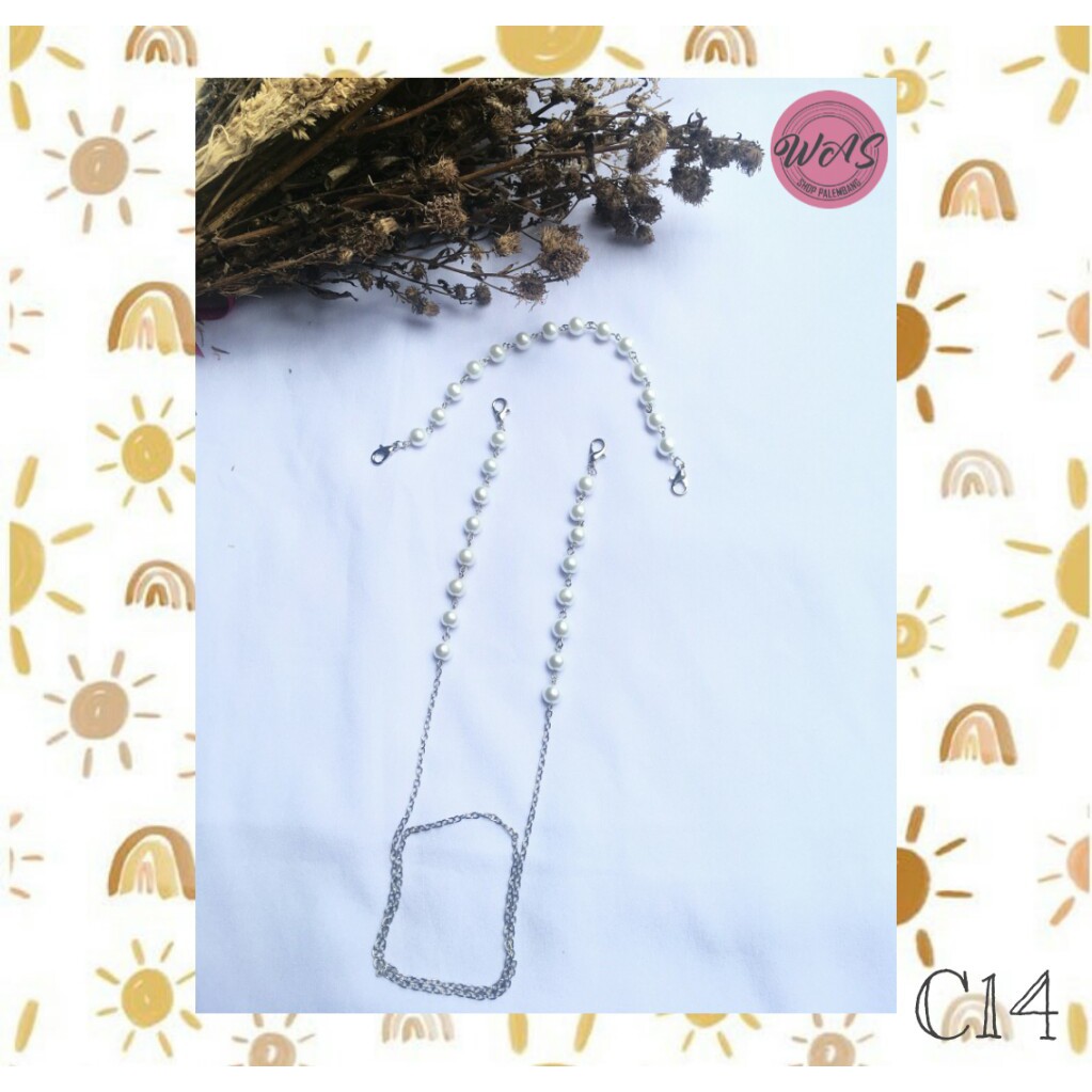 Strap Masker & Konektor Masker / Mutsin 8mm / Mutsin Putih