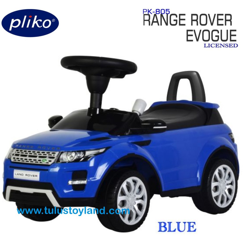 Mobil Pliko Ride On 805 Range Rover Evoque tanpa Aki