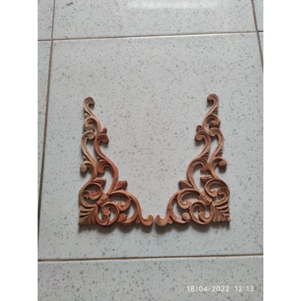 Ornamen Ukir Tempel Ukiran Kayu Ornamen Sudut Ornamen Mebel