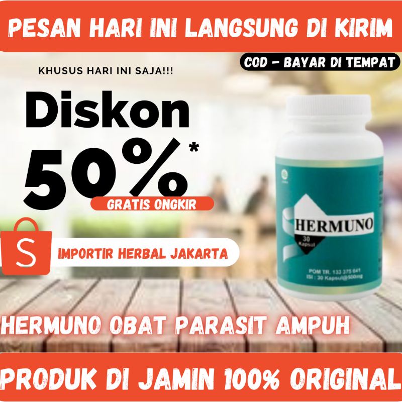 hermuno asli original obat hermuno pembasmi parasit obat detoxic