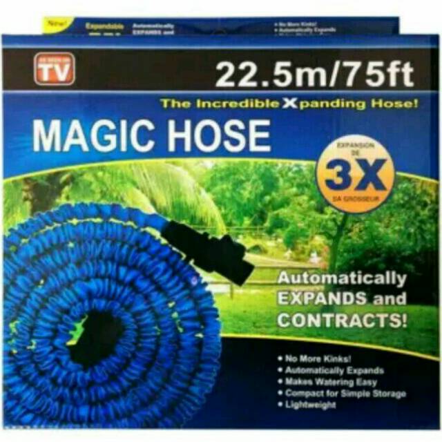 SELANG AIR AJAIB // MAGIC HOSE 22,5m 75Ft The Incredible X Panding Hose