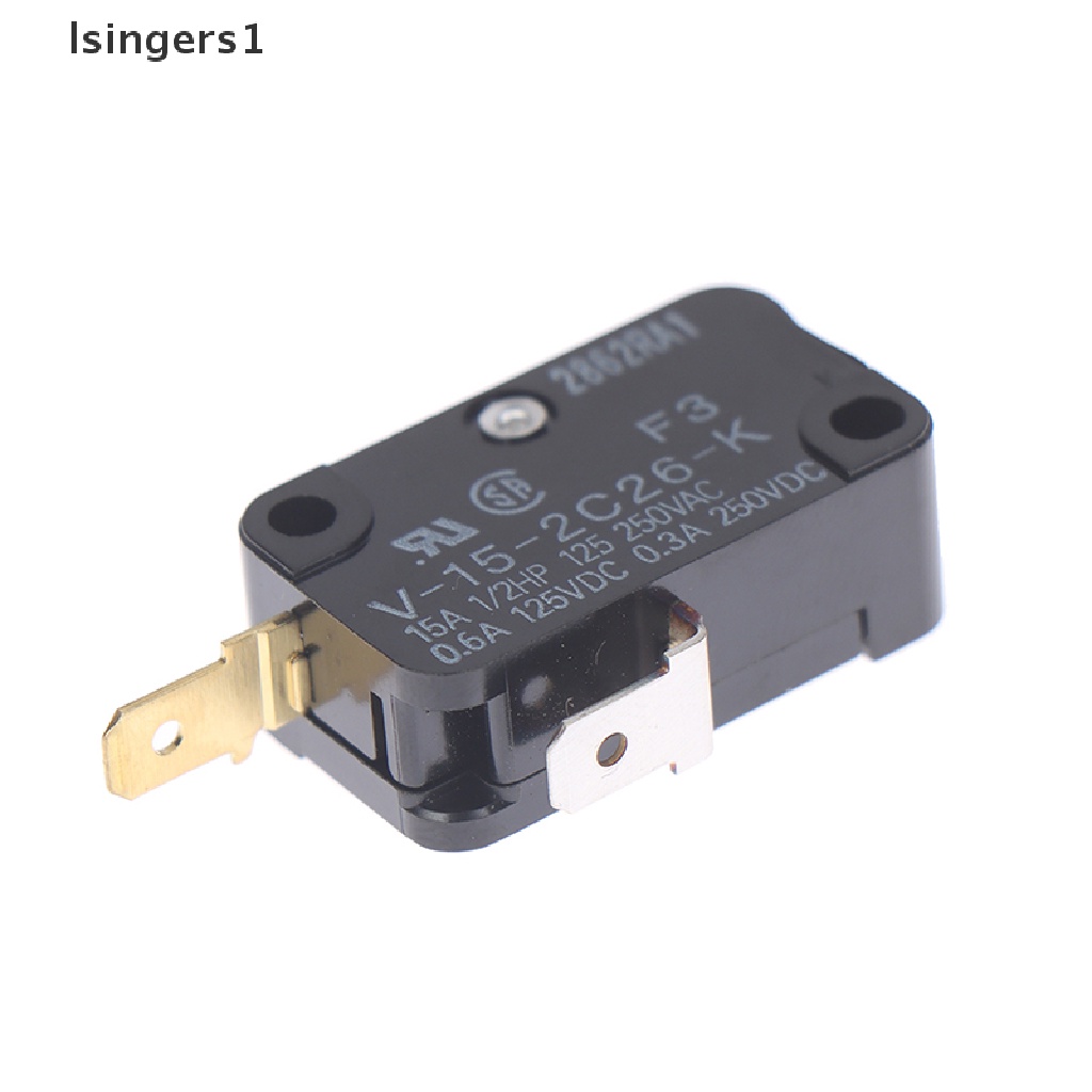 (lsingers1) 1pc Switch Micro Besar 2-Pin Tipe V-15-2C26-K (F3)