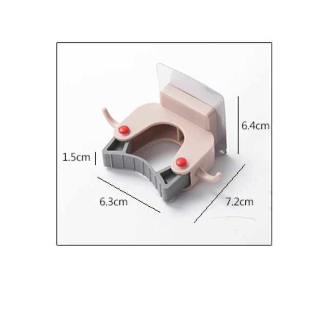 New Alat Gantungan Sapu Pel Tanpa Paku Bor Polos Nordik Tempel Dinding