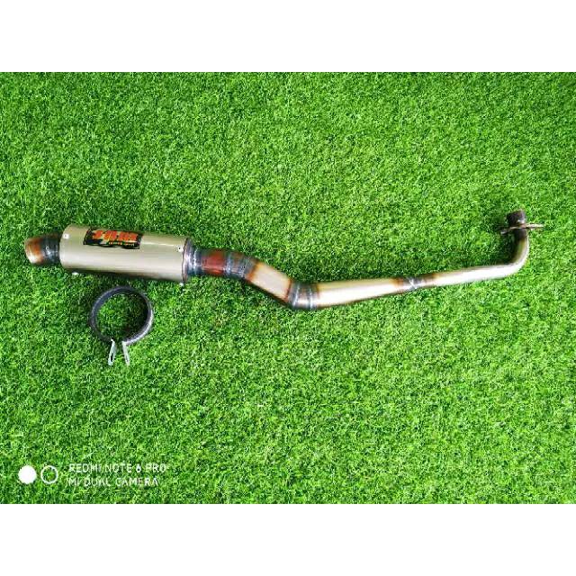 Ready stok knalpot racing universal untuk bebek yamaha-honda & suzuki.