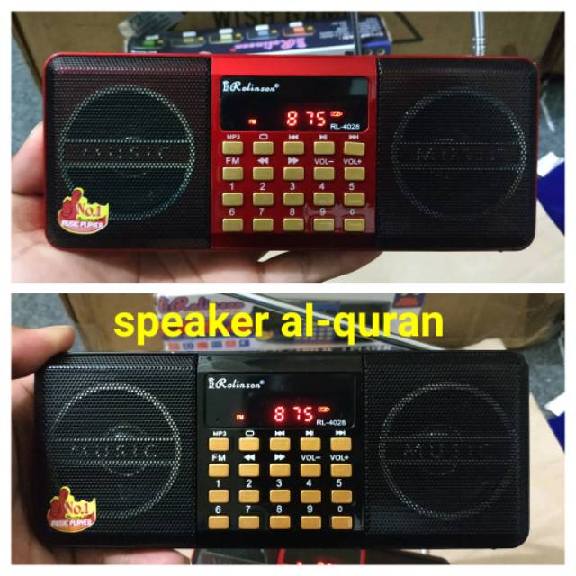SPEAKER QURAN AL QURAN MUROTTAL 30JUZ /SPEAKER AL-QUR'AN ROLINSON RL - 4028