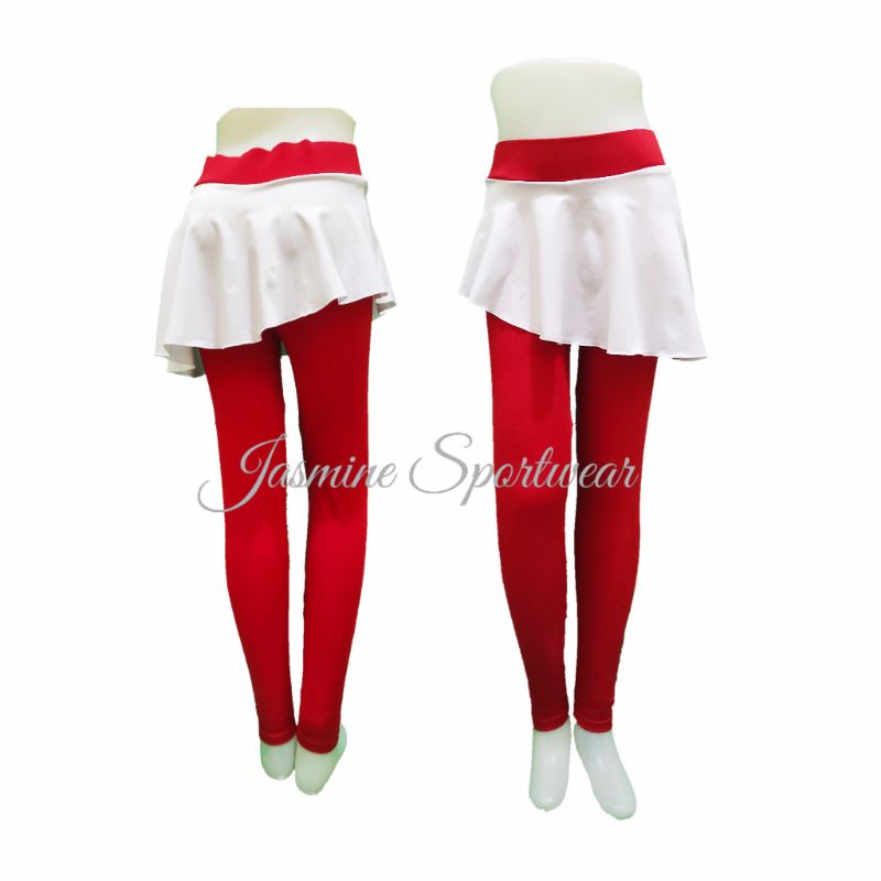Legging Rok Senam Zumba Balet Yoga / Irreguler Legging Skirt-1