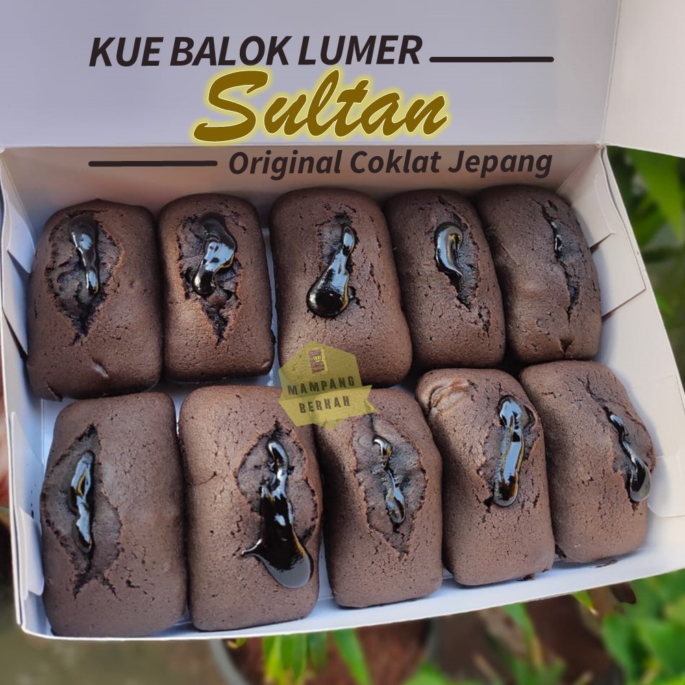 

Kue Balok Lumer SULTAN Original Coklat Jepang Premium Quality Isi 10 Pcs