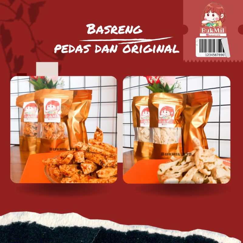 

[COD]PROMO!! Basreng Aroma daun jeruk/Snack/Makanan Ringan/Gurih/Renyah/Murah