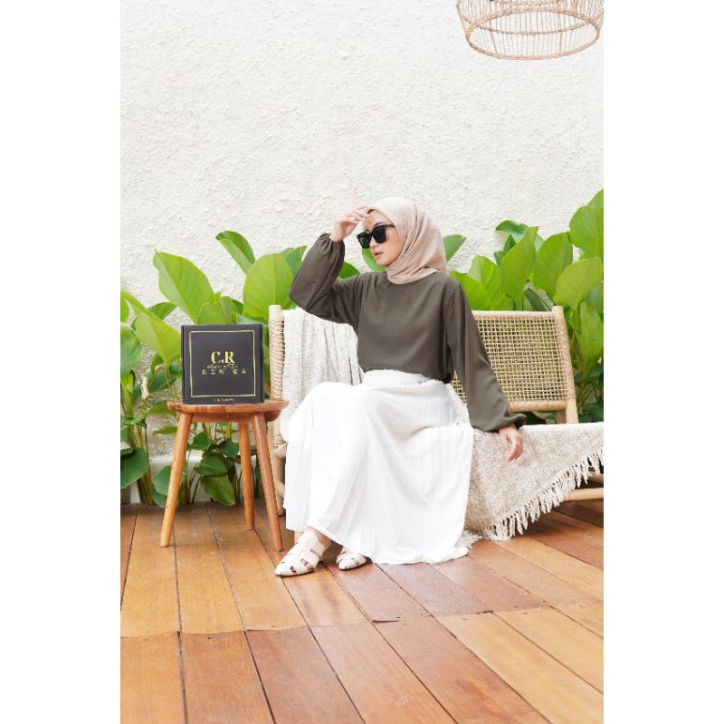 SINA BLOUSE / BLOUSE WANITA / BLOUSE / BAJU BALON / LENGAN BALON