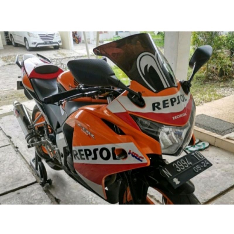 Spion R25 pendek CBR 150 K45 K45G K45R Facelift NINJA GSX Spion fairing pendek NEMO/MHR
