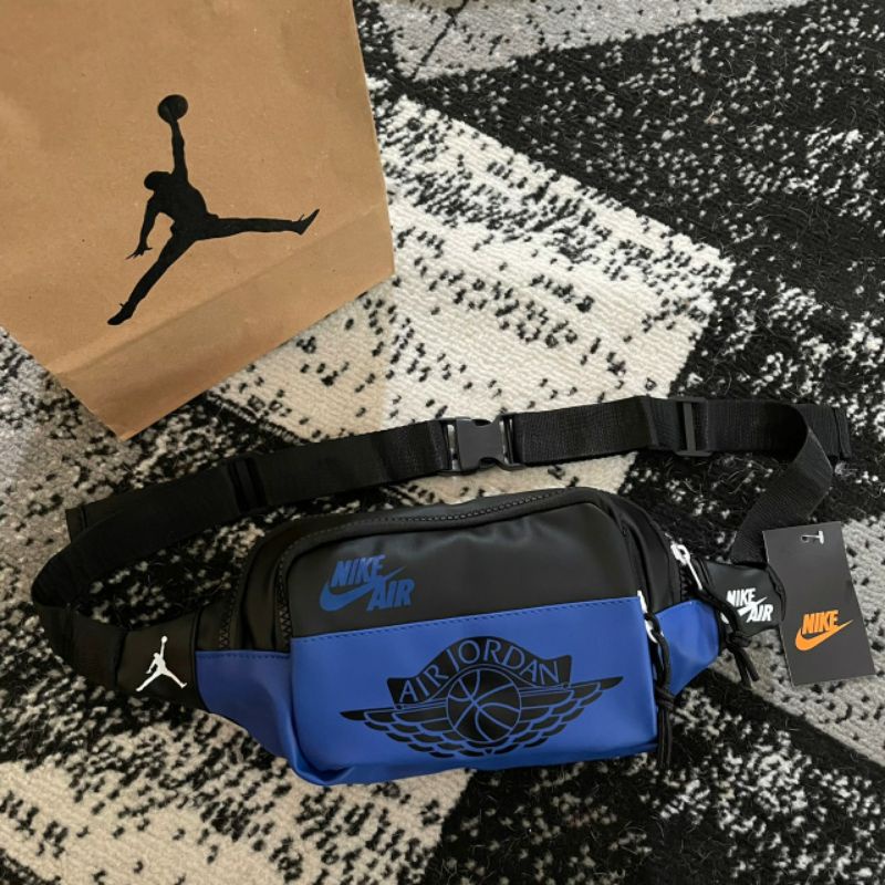 AIR JORDAN WINGS LEATHER WAISTBAG