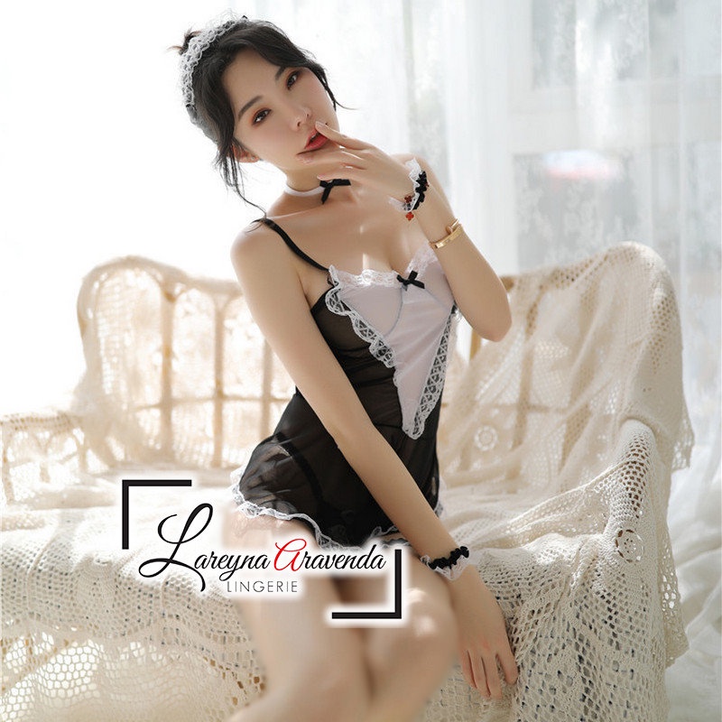 Lareyna Aravenda Set Lingerie + Bando + CD Fun Night Cosplay Private Maid LG104