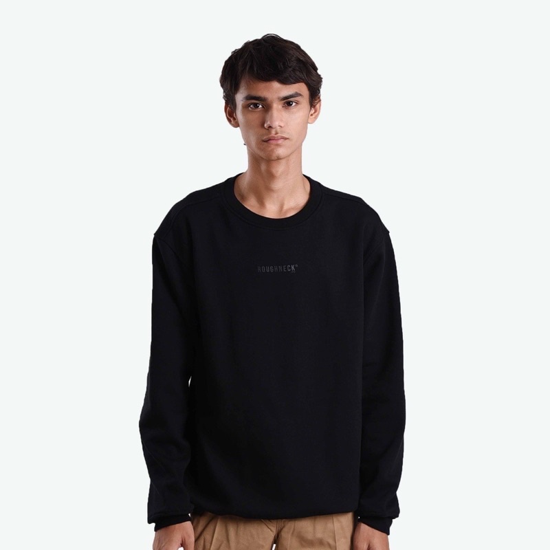 Crewneck Roughneck Black Mini Sig