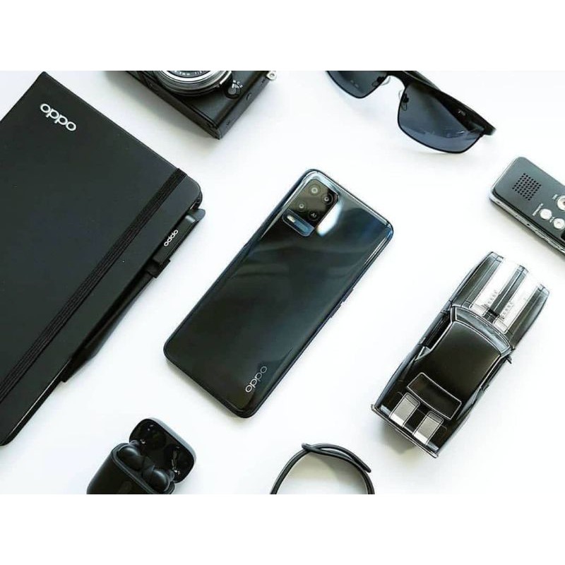 OPPO A54 RAM 6GB ROM128GB 16 Mp Selfie Kamera | Limited Edition | Hitam Biru-Crystal Black