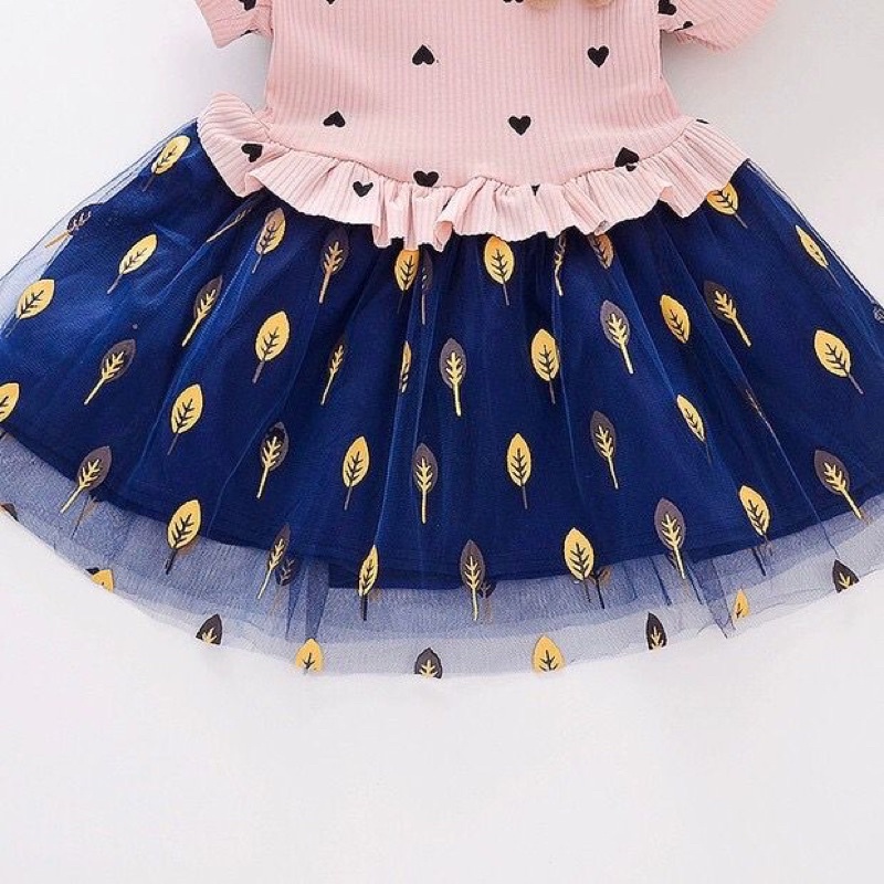 BARU! LIA022 - Dress 0-2 tahun Anak Perempuan Fashion Terlaris Baju Pesta Pergi Jalan