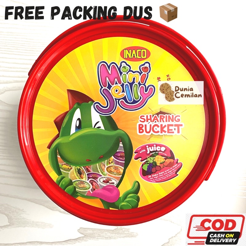 [TERMURAH!] Inaco Jelly Bucket isi 50 cup - Inaco Ember